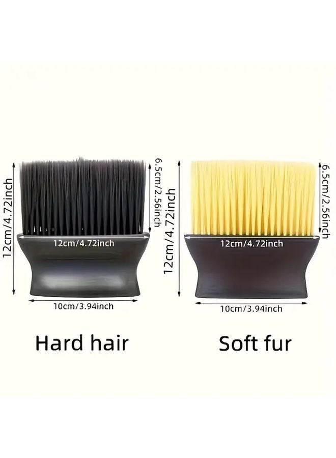 Yellow Dual Bristle Car Interior Cleaning Brush For Vents Dash Buttons Scratch Free - Image 3